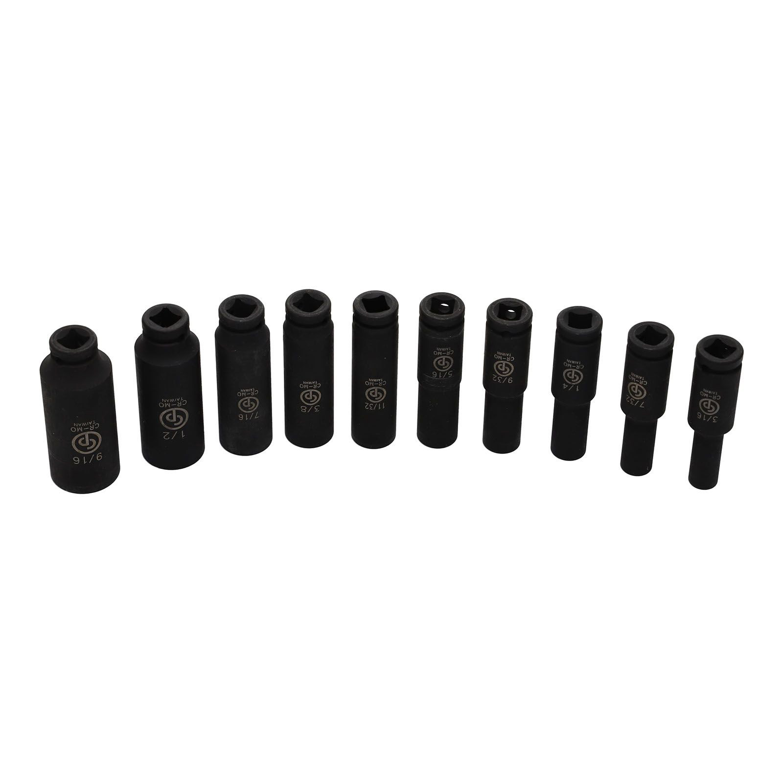 SS2010D 1/4" Drive SAE/Imperial Deep Impact Sockets - 10pcs